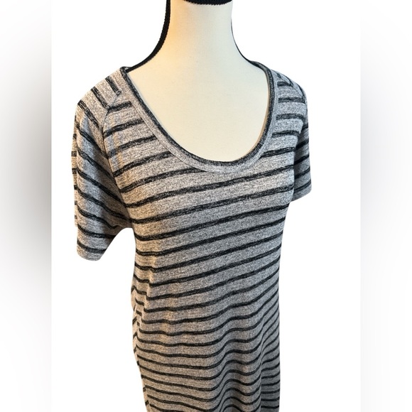 Rag & Bone Black and Gray Striped Mini Dress - Picture 7 of 9
